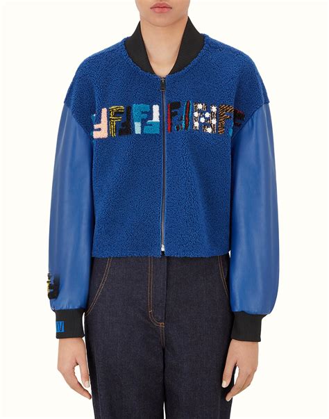 fendi blue wool coat|fendi winter jackets.